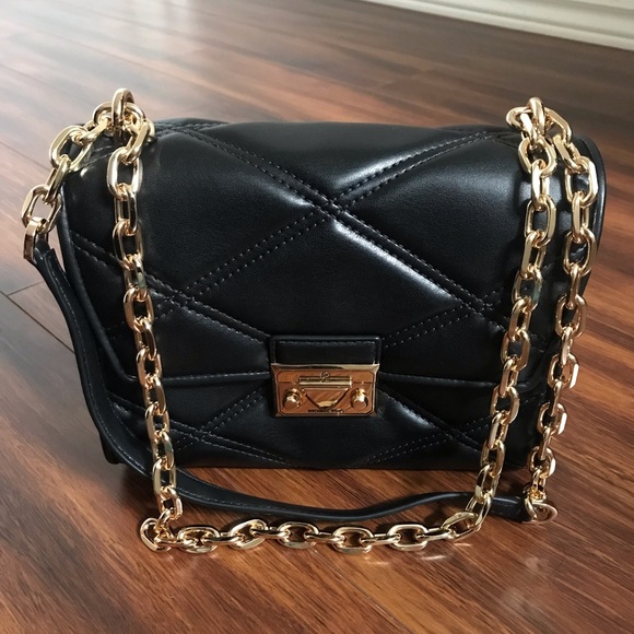 Michael Kors Serena Small Quilted Crossbody Bag - Picture 1 of 10
